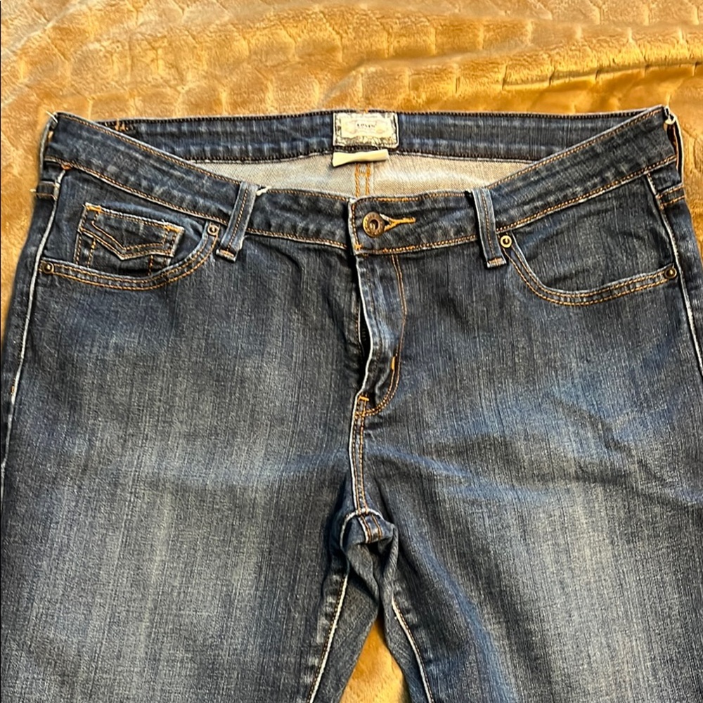 Levi's Dark Blue Low Boot Cut Jeans